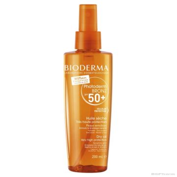 Биодерма ФОТОДЕРМ Бронз сухо олио за тяло SPF50+ 200 мл | Photoderm Bioderma