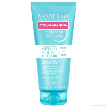 Биодерма ФОТОДЕРМ Апре - солей гел - крем за след слънце 200 мл | Photoderm Bioderma