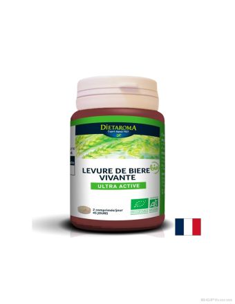 Бирена мая ( активни дрожди ) х 180 таблетки за коса, кожа и нокти ДИЕТАРОМА | Dietaroma 