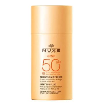 НУКС СЪН Ултра-лек слънцезащитен флуид за лице SPF50 50 мл | NUXE Sun
