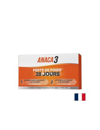 28-дневна програма за отслабване и срещу задържане на вода 3 в 1 х 56 капсули ANACA3