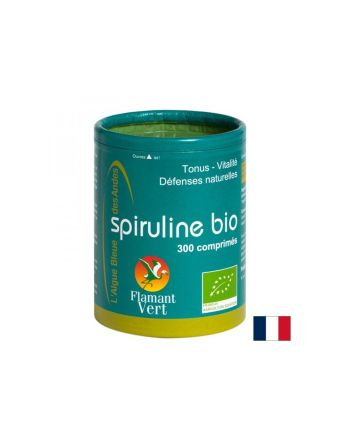 Спирулина Био екстракт 500 мг х 300 таблетки FLAMANT VERT | Spirulina Bio Extract