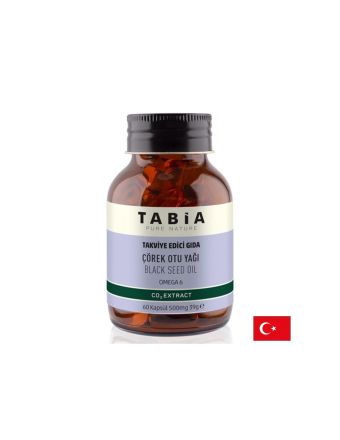 Масло от черен кимион 500 мг х 60 капсули TABIA | Black Cumin Seed Oil