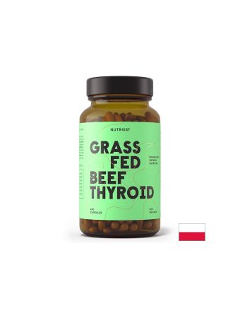 Говежда щитовидна жлеза + бъбрек и черен дроб 400 мг х 240 капсули Nutriest | Beef Thyroid, liver & kidney