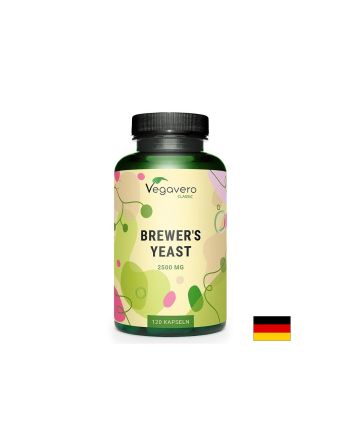 Бирена мая 2500 мг х 120 капсули Vegavero | Brewer's Yeast