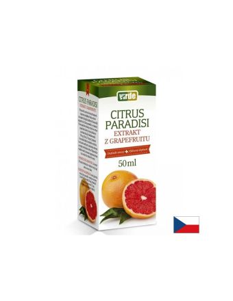 Грейпфрут екстракт + витамин Ц + флавоноиди на капки х 50 мл VIRDE | Grapefruit & Vitamin C drops
