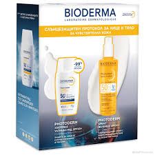 Биодерма ФОТОДЕРМ Промо пакет XDefense ултрафлуид + Невидим спрей за тяло SPF50+  | Photoderm Bioderma