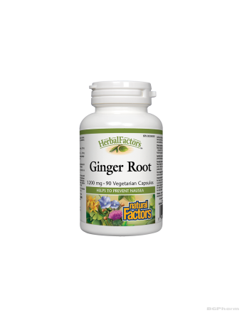 Джинджифил (корен) 1200мг х 90 капсули Natural Factors | Ginger Root