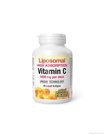Regenerlife ™ Липозомен витамин Ц 500мг х 90 капсули Natural Factors | High Absoprtion Vitamin C