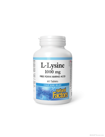 Л-Лизин 1000мг x 60 таблетки Natural Factors |L-Lysine