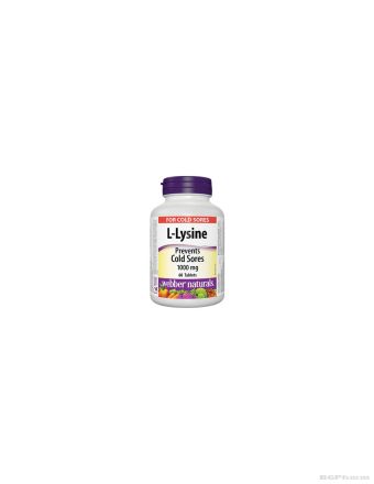 Л-Лизин 1000мг х 60 таблетки Webber Naturals | L-Lysine