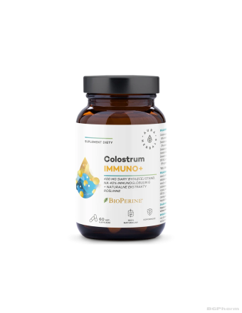 Коластра + БиоПерин х 60 капсули Aura Herbals (имунен комплекс)