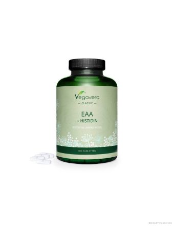 Есенциални аминокиселини + Хистидин х 300 таблетки Vegavero | EAA+ Histidin