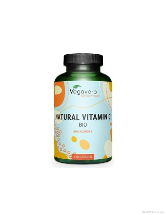 Витамин Ц от био ацерола 180 мг х 180 капсули Vegavero