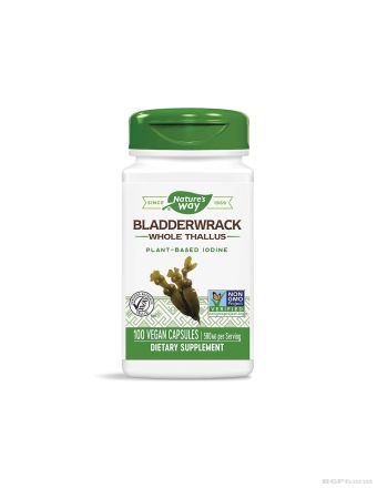 Фукус (мехурчесто водорасло) 580 мг х 100 капсули Nature’s Way | Bladderwrack