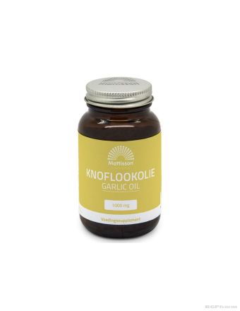 Чесън (мацерирано масло) 1000 мг х 60 капсули Mattisson Healthstyle