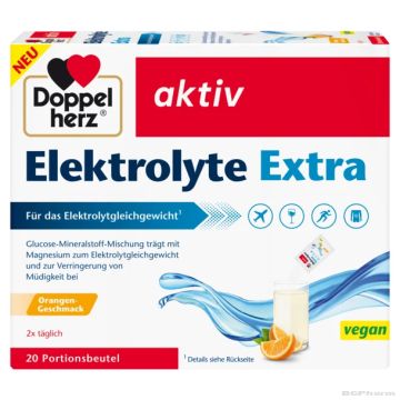 ЕЛЕКТРОЛИТИ ЕСКТРА х 20 сашета ДОПЕЛХЕРЦ АКТИВ | DOPPELHERZ