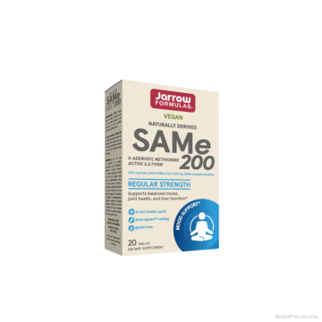 САМе S-Аденозил метионин 200 мг х 20 таблетки ДЖАРОУ | Jarrow Formulas SAMe
