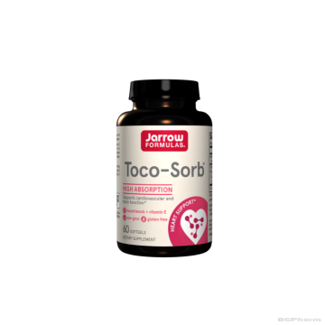Toco-Sorb® Токотриеноли + Витамин Е х 60 капсули с антиоксидантно действие ДЖАРОУ | Jarrow Formulas