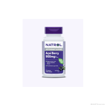 Натрол Акай бери екстракт 450 мг х 60 + 15 капсули | Natrol AcaiBerry 900mg