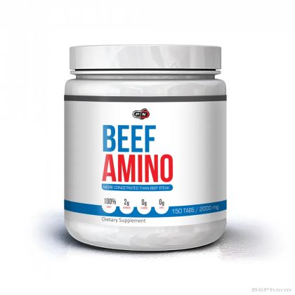 Телешки аминокиселини 2000 мг х 150 таблетки Pure Nutrition | Beef Amino