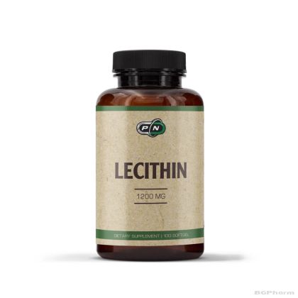 Лецитин 1200 мг х 100 меки капсули Pure Nutrition | Lecithin
