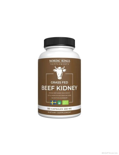 Телешки бъбреци БИО х 180 капсули Nordic Kings | Beef Kidney