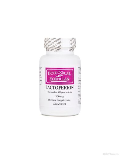 Лактоферин 300 мг х 60 капсули Ecological Formulas | Lactoferrin