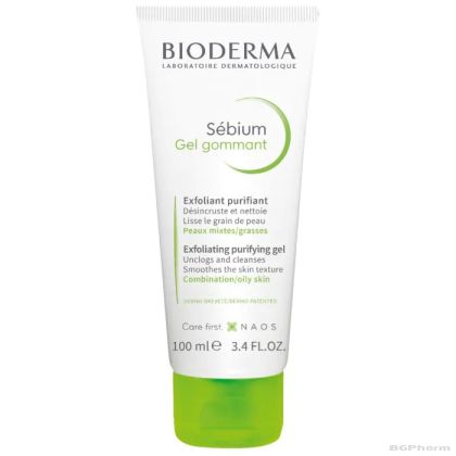 Биодерма СЕБИУМ Ексфолиращ гел 100 мл | Bioderma Sebium