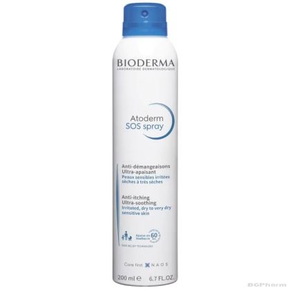 Биодерма АТОДЕРМ SOS спрей 200 мл | Bioderma Atoderm
