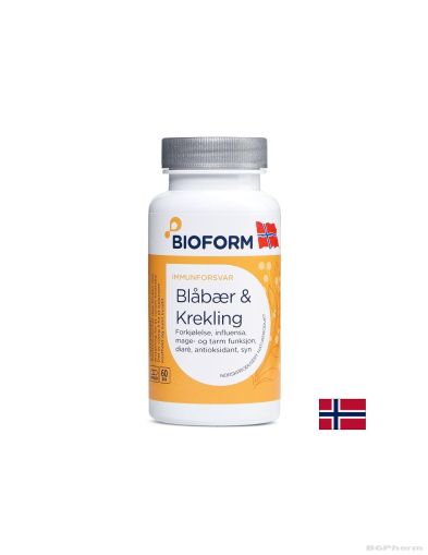 Черна боровинка + Черен емпетрум х 60 капсули БИОФОРМ | Bioform