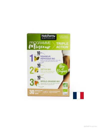 Програма за отслабване в три фази х 30 ампули Nat&Form
