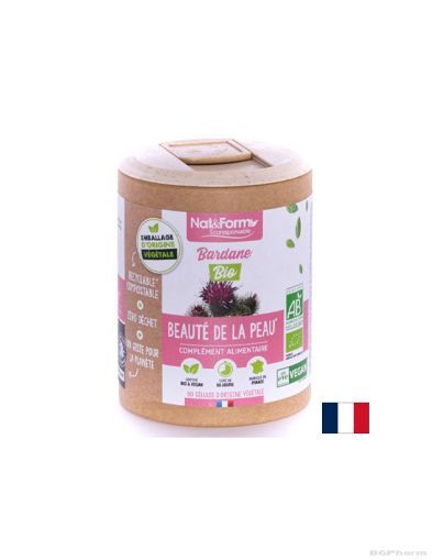 Репей екстракт от корен БИО х 90 капсули NAT&FORM