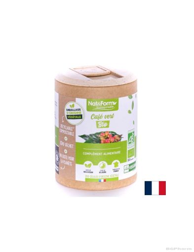 Зелено кафе БИО екстракт х 200 капсули NAT&FORM