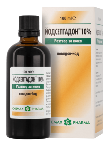 ЙОДСЕПТАДОН х 100 мл ( Повидон йод ) ХИМАКС ФАРМА | Chimax Pharma
