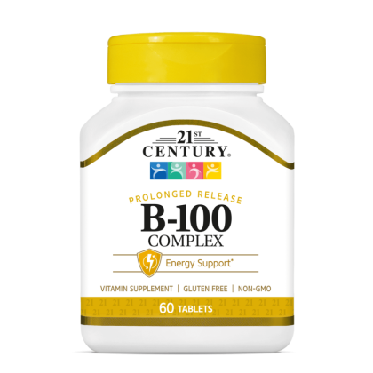 21st Century Витамин Б 100 Комплекс х 60 таблетки | B-100 Complex Prolonged Release