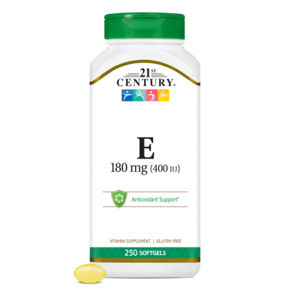 21st Century Витамин Е 400 IU х 250 меки капсули | Vitamin E