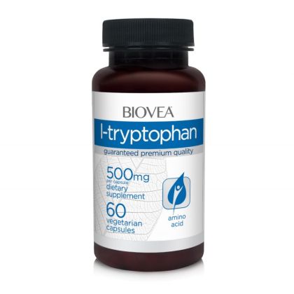 Л-Триптофан 500 мг х 60 капсули Biovea | L-Tryptophan
