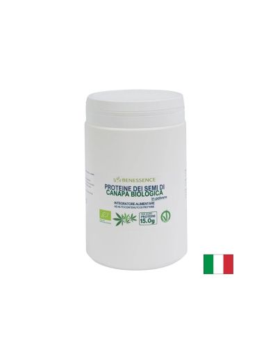 Конопен протеин чист на прах 500 гр Benessence | Hemp Protein