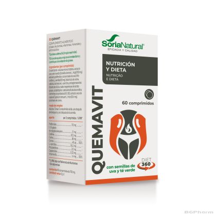 КЕМАВИТ х 60 таблетки (ослабване) СОРИА НАТУРАЛ | QUEMAVIT 