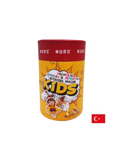 Билкова паста с прополис, Омега 3 и джинджифил х 240 гр NURS