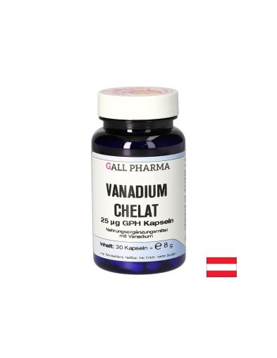 Ванадий хелатиран х 30 капсули GALL PHARMA | Vanadium Chelated