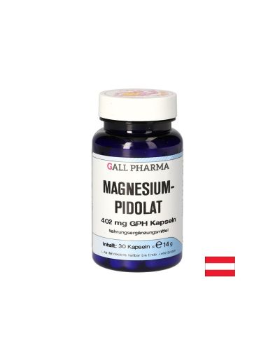 Магнезий пидолат 402 мг х 30 капсули GALL PHARMA | Magnesium pidolate