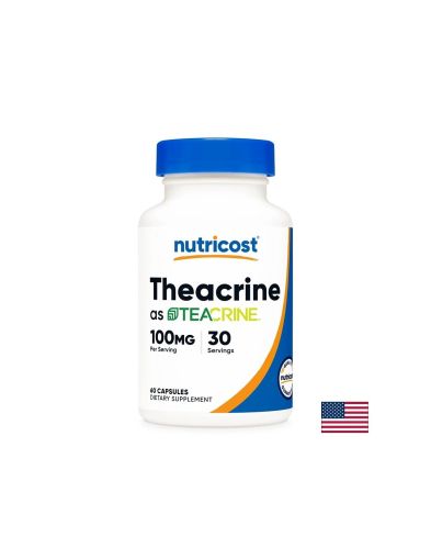 Теакрин 50 мг х 60 капсули Nutricost | Theacrine