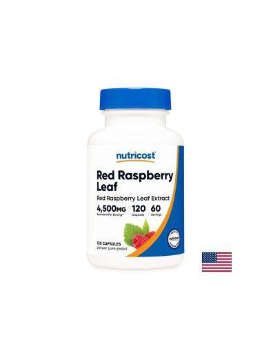 Малина лист 300 мг х 120 капсули Nutricost | Raspberry leaf