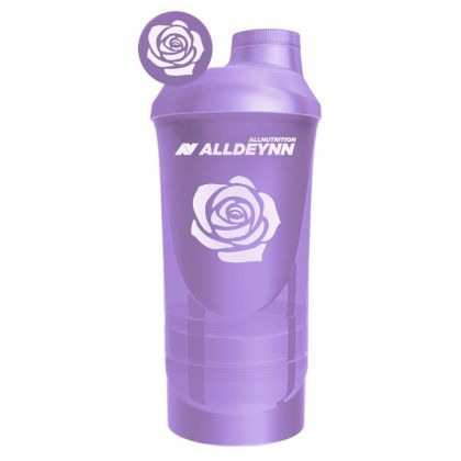 Шейкър с две камери - лилав х 950 мл | Allnutrition AllDeynn Shaker