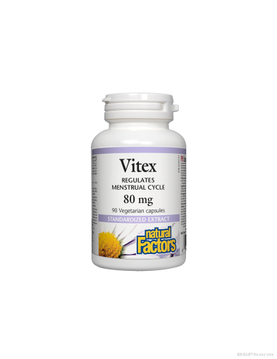 Витекс 80мг х 90 капсули Natural Factors | Vitex extract