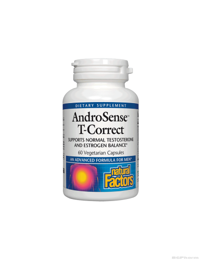 AndroSense™ T-Correct Тестостерон и Естроген баланс формула x 60 капсули