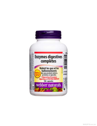 Complete Digestive Храносмилателни ензими х 150 капсули Webber Naturals