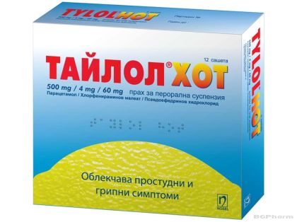 ТАЙЛОЛ ХОТ х 12 сашета NOBEL PHARM